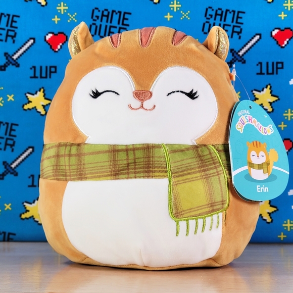 Squishmallow Erin the Squirrel 7" UltraSoft Stuffed Animal Toy Plush NWT - Picture 1 of 6